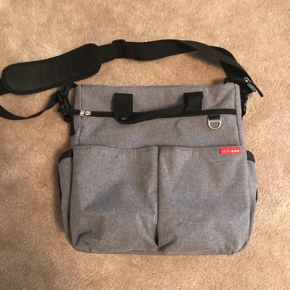 Skip Hop diaper bag with changing pad